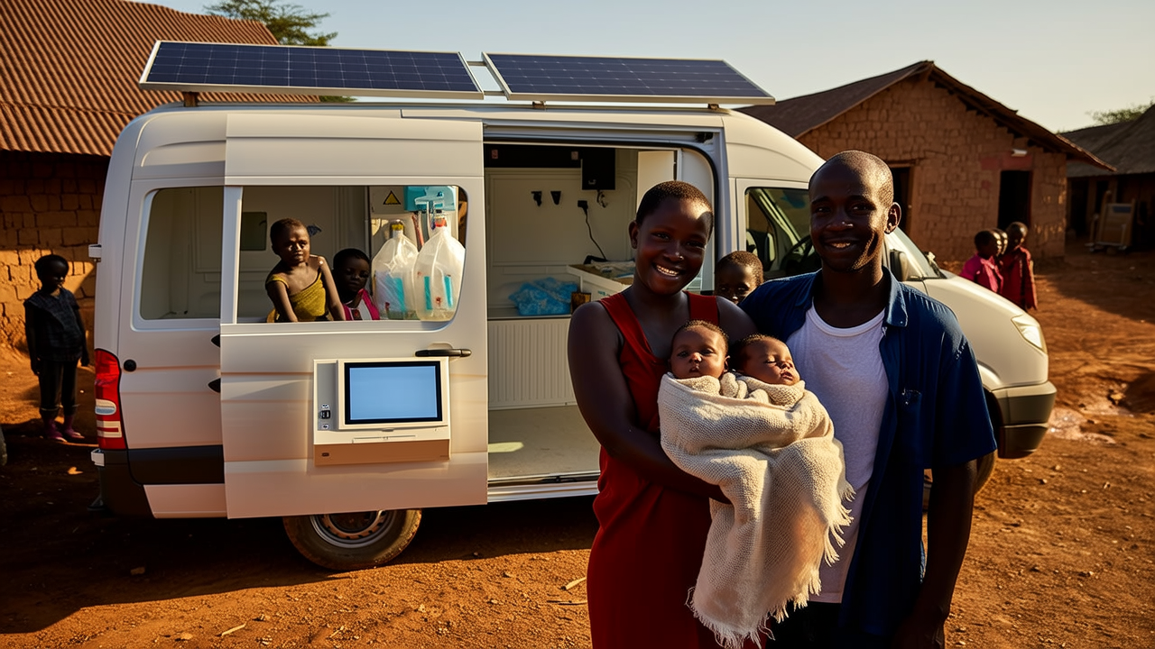 The first babies have been born following "simplified" IVF in a mobile lab
