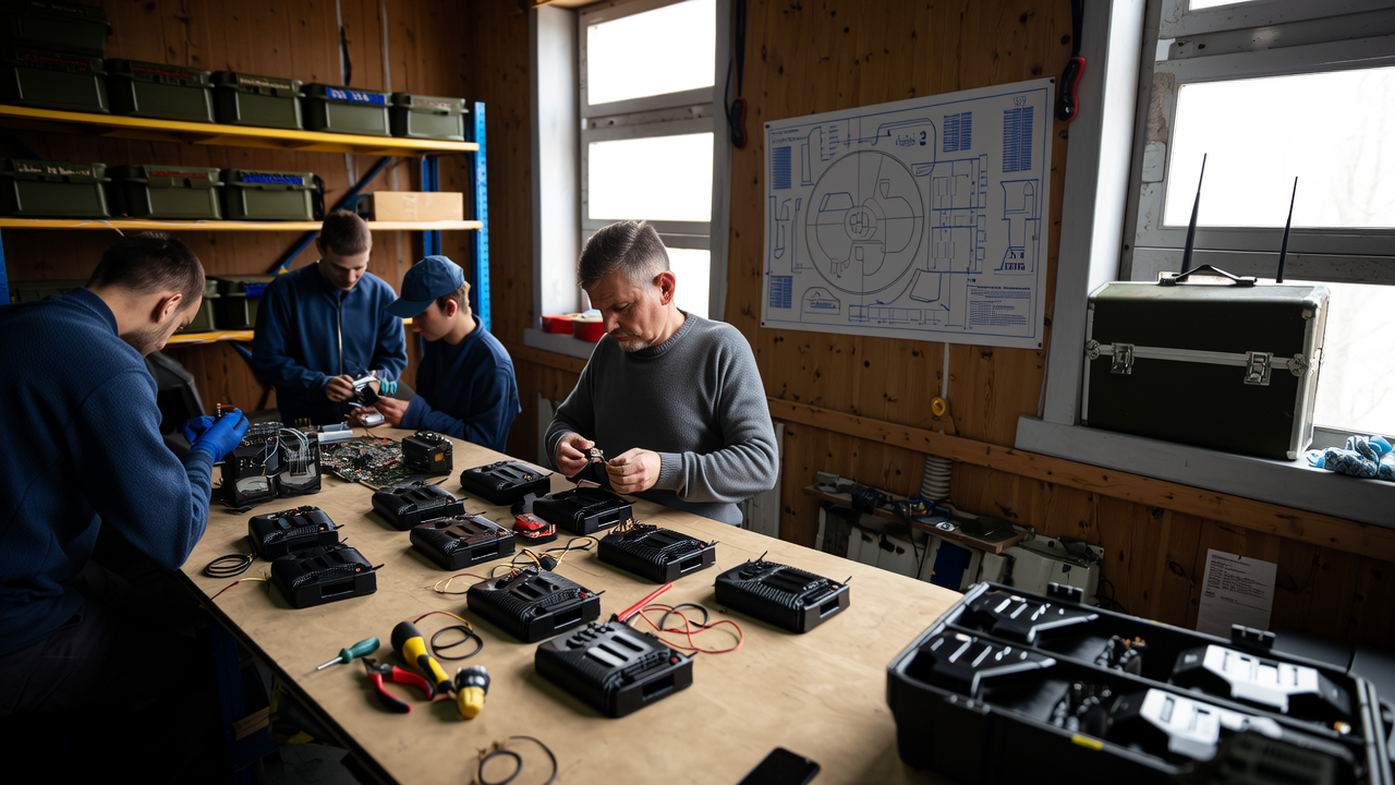 On the ground in Ukraine’s largest Starlink repair shop